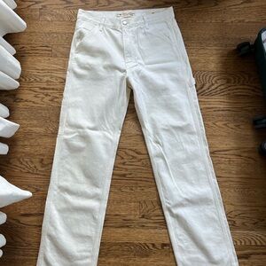 Nili Lotan Calvin Jeans Ecru 27